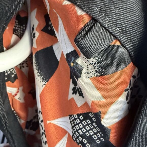 Reversible Hanten Jacket Women 154-162cm Quick-Dry Traditional Chore Warm Padded - Picture 6 of 15